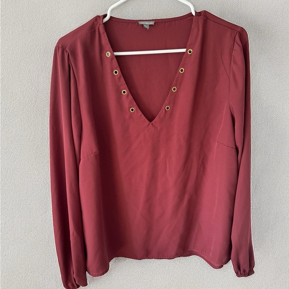 Semi Sheer Long Sleeve Top - Picture 1 of 7